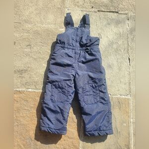 Wonderkids  Boys 3T Navy Blue Overalls Snow Bibs